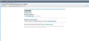 ‘LinkedIn Reminder’ – Email Alert